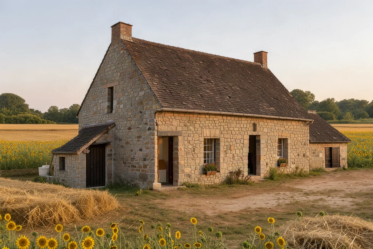 Ferme traditionnelle en pierre