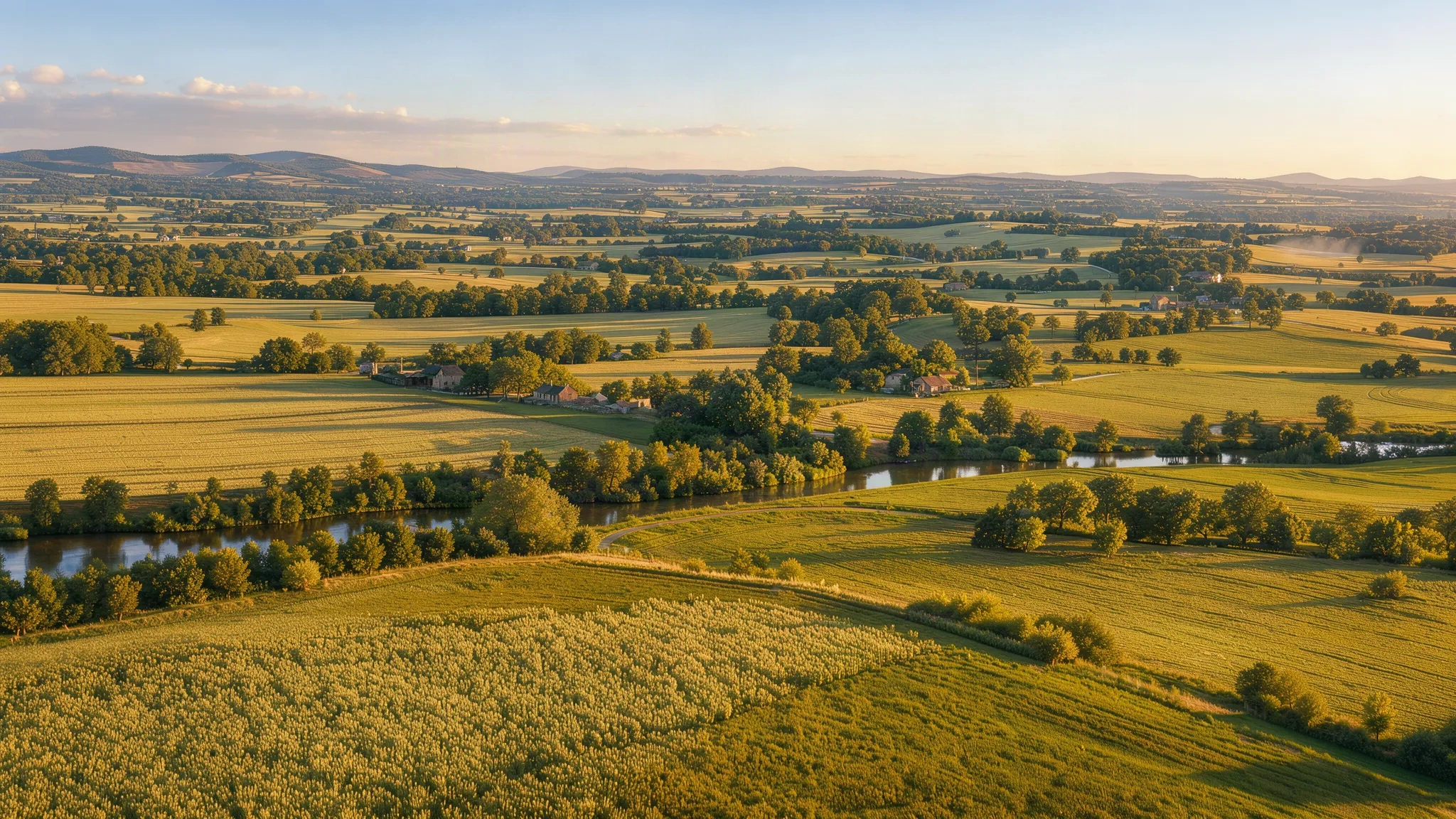 Paysages de la vallée de la Bièvre en Isère